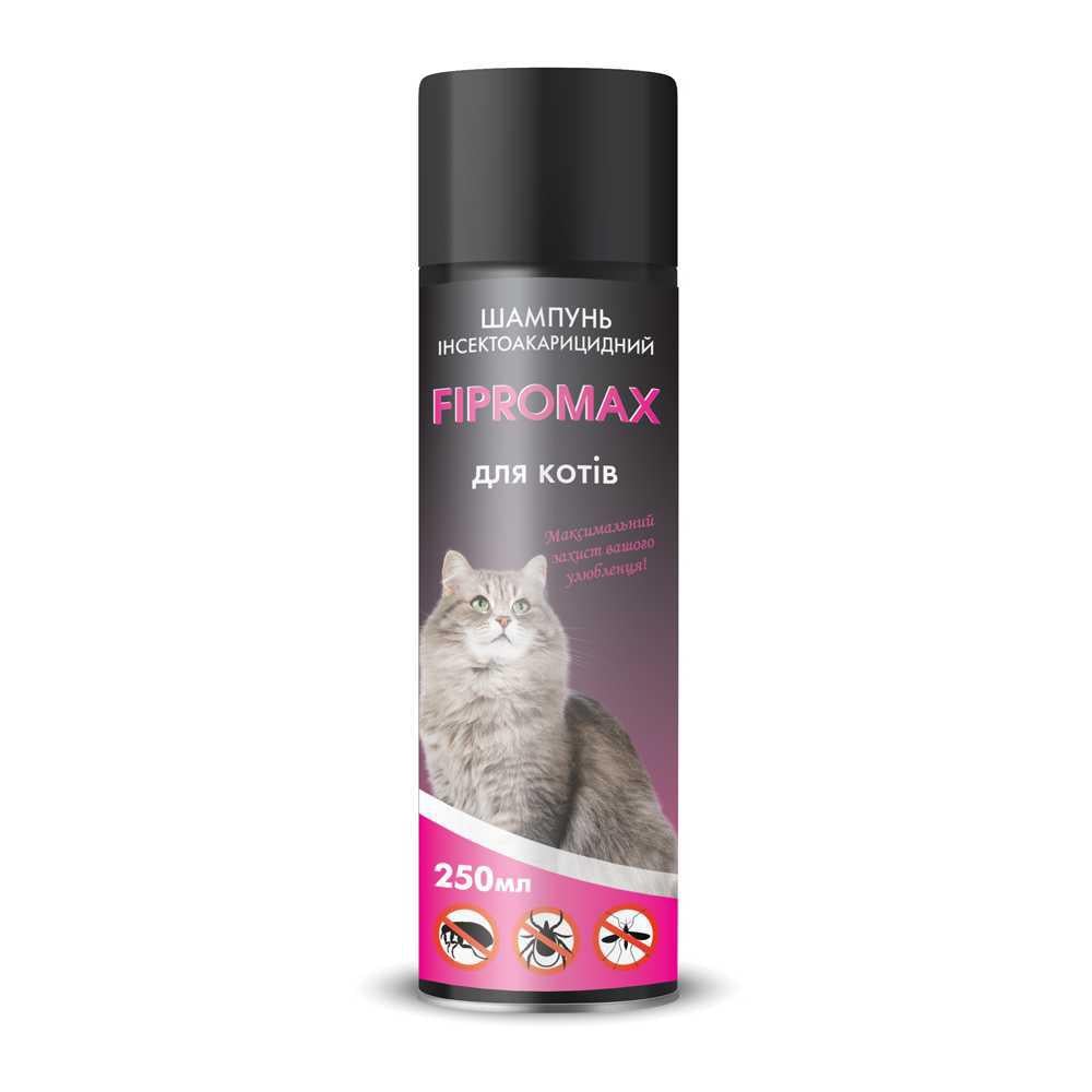 Шампунь FIPROMAX от блох и клещей для кошек с пропоскуром 250 мл Шампунь FIPROMAX от блох и клещей для кошек с пропоскуром 250 мл