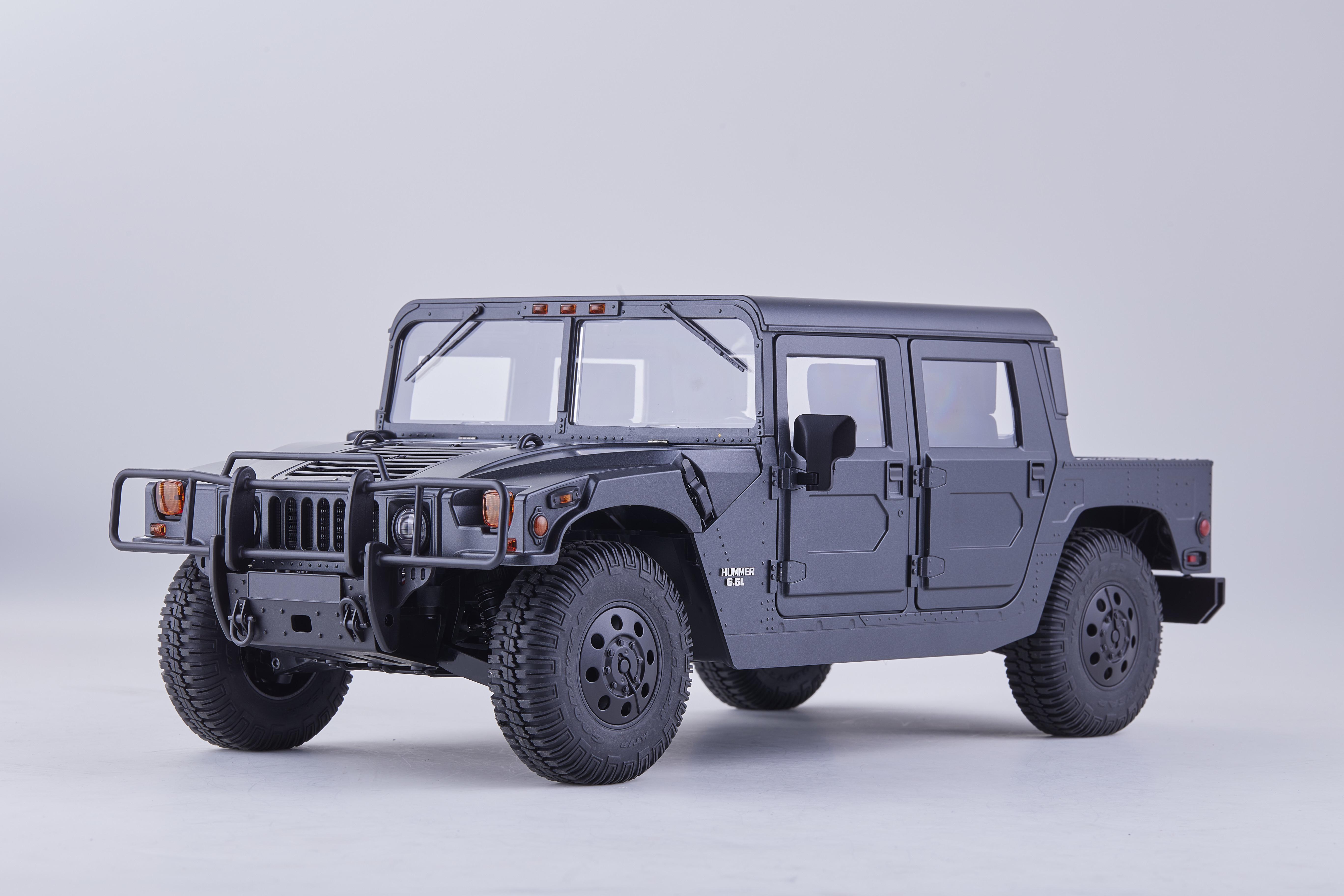 Машинка на радиоуправлении FMS 1:12 HUMMER RS Black - фото 5 Машинка на радиоуправлении FMS 1:12 HUMMER RS Black - фото 5