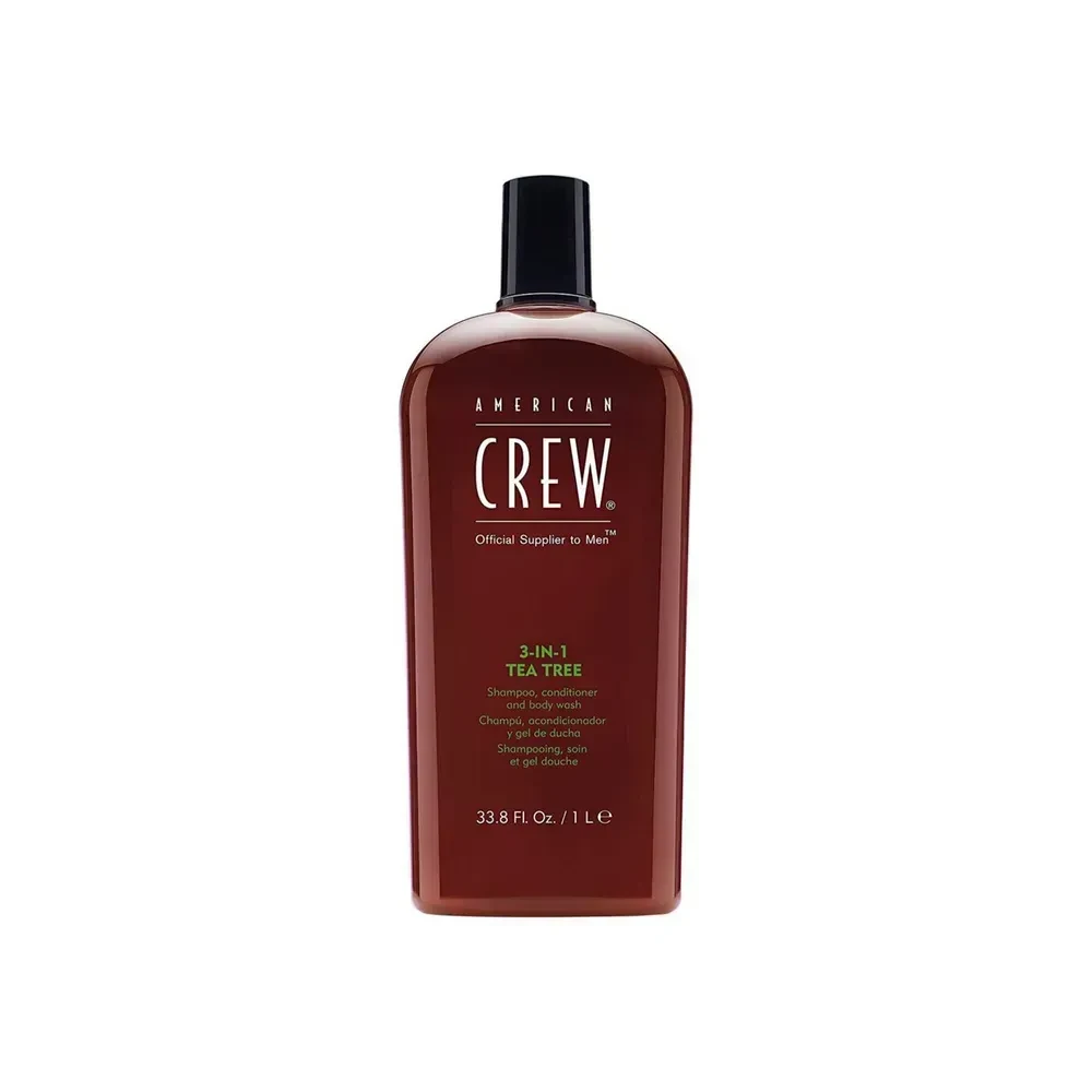 Шампунь American Crew Tea Tree Shampoo 3в1 для волос и тела с маслом чайного дерева мятой 1000 мл