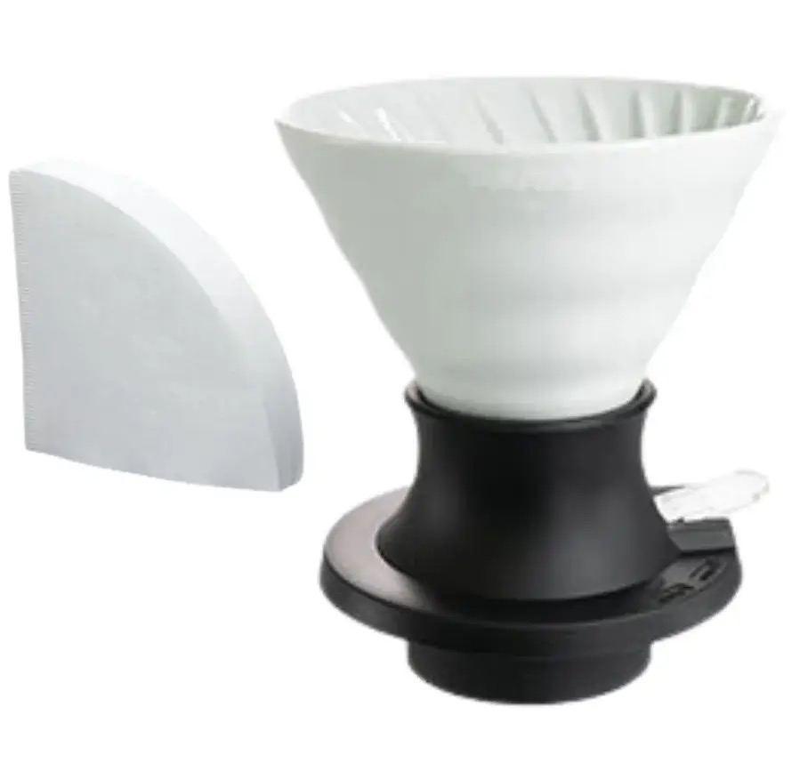 Воронка иммерсионная для кофе Hario Switch 02 с клапаном керамическая 200 мл (SSDC-200-W) - фото 3 Воронка иммерсионная для кофе Hario Switch 02 с клапаном керамическая 200 мл (SSDC-200-W) - фото 3