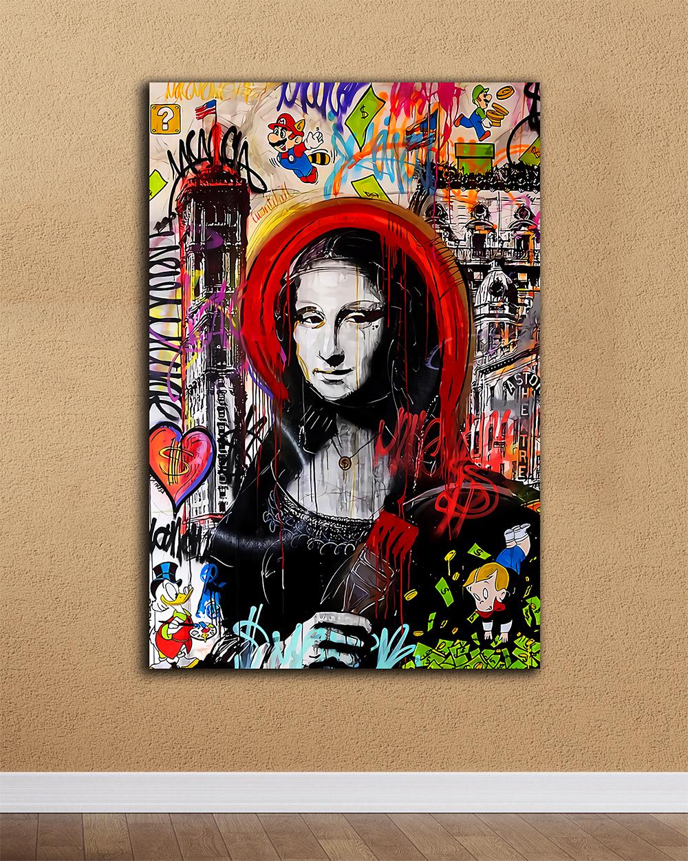 Картина для офиса в современном стиле Мона Лиза Арт 40х60 см (MIX- 594)