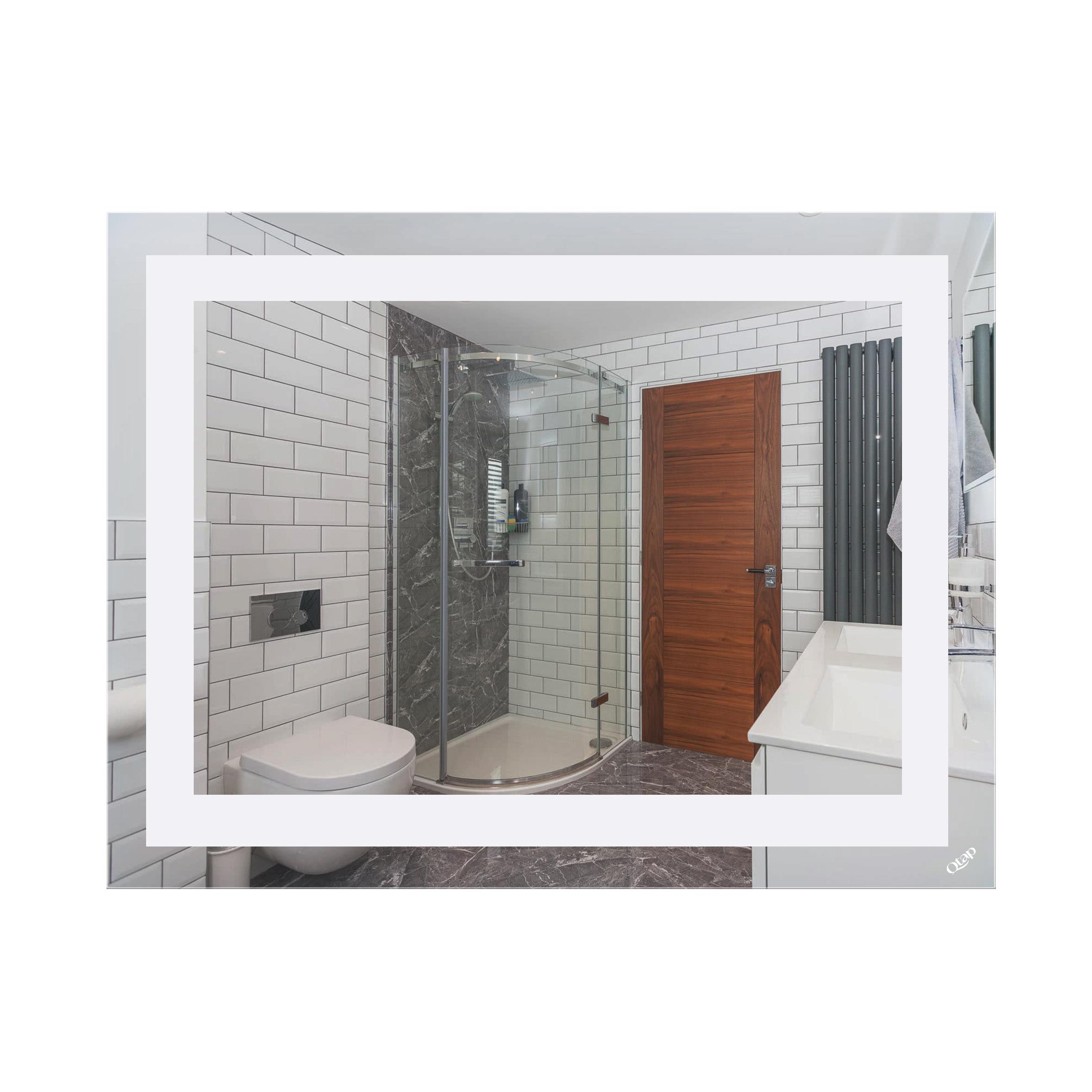 Зеркало Qtap Mideya Quadro 600х800 с LED-подсветкой Reverse (QT207814187080W)