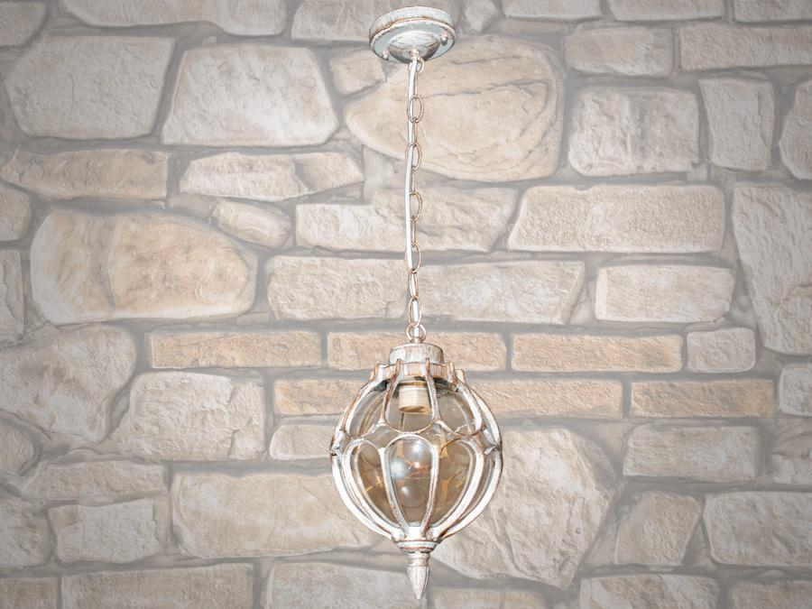 Садово-парковый светильник Белый/Патина (DJ118-S-H WH)