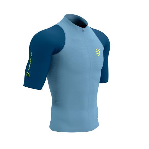 Футболка Compressport Trail Racing Postural SS Top M Denim/Poseidon