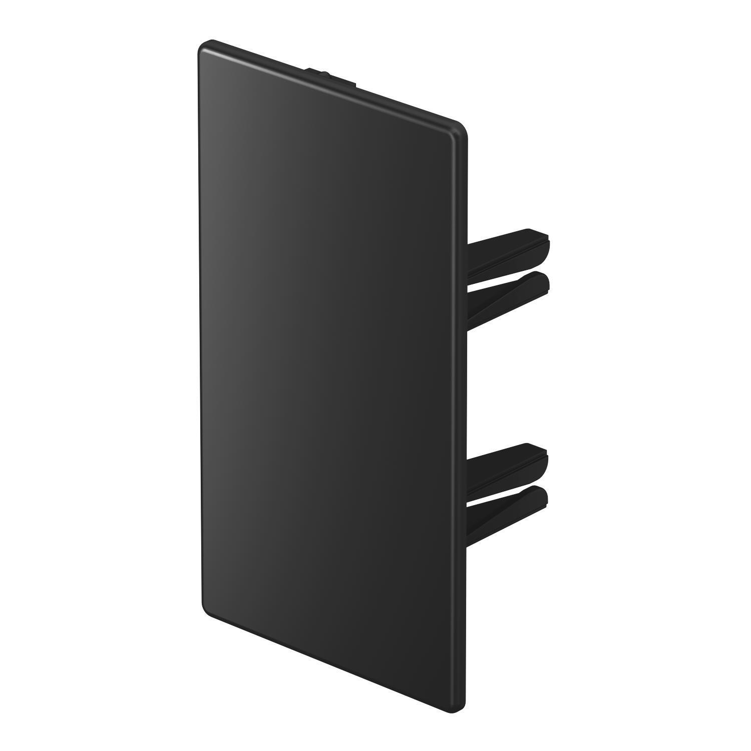 Заглушка OBO Bettermann для короба 110x60 мм ПВХ Чорний (6191812)