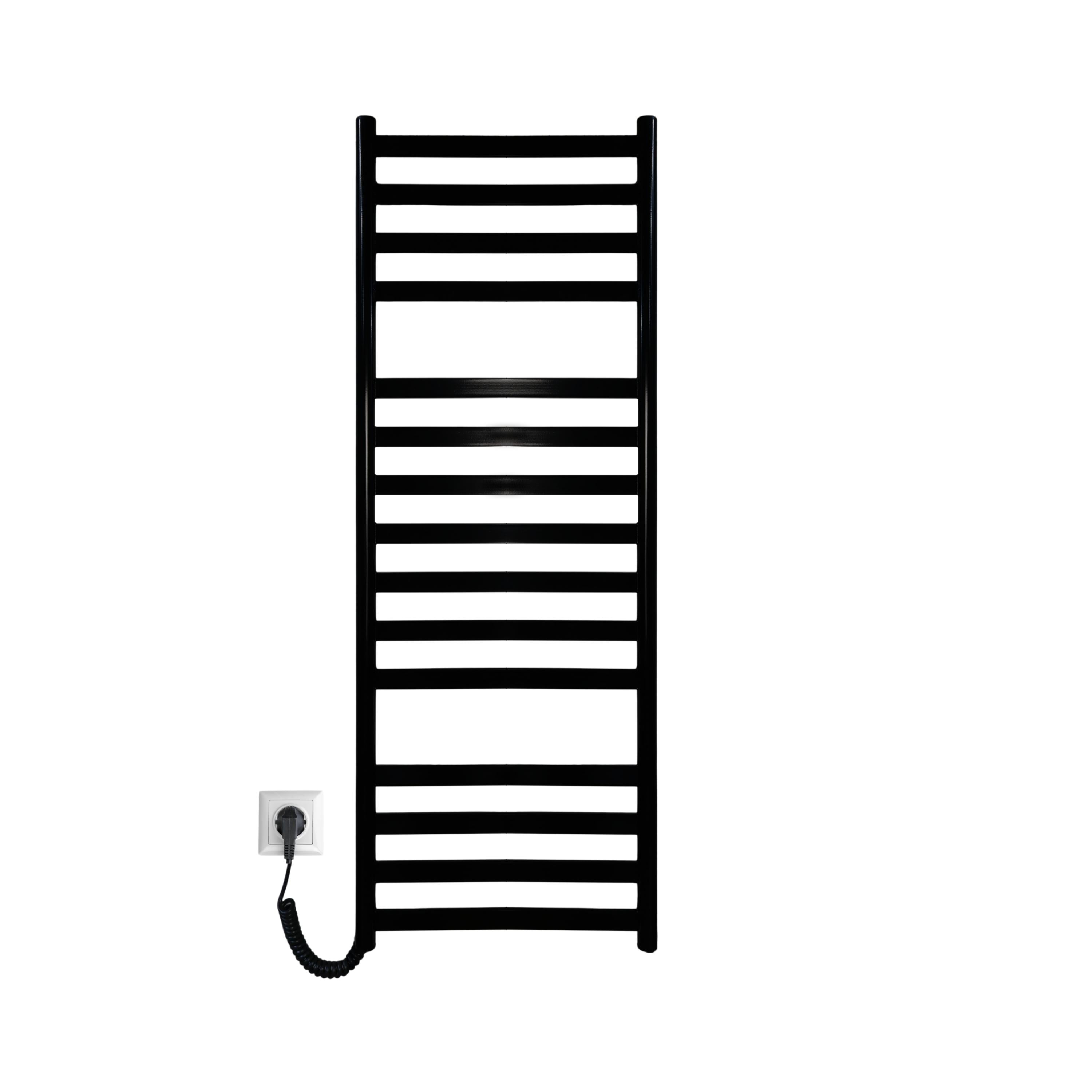 Полотенцесушитель электрический Carino Миа 1190x490 мм Черный матовый (M1949LBM)