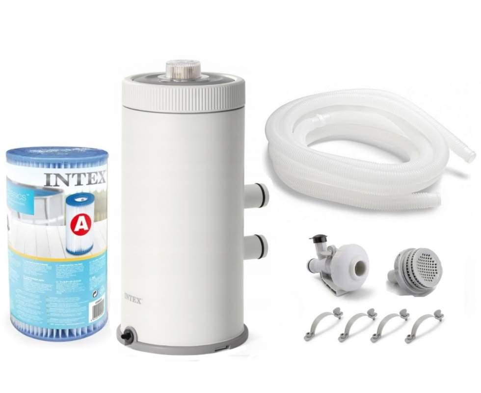 Фільтр-насос картриджний для басейну Intex C1000/FP638 тип А 3785 л/год Білий (132-9-26638) - фото 3