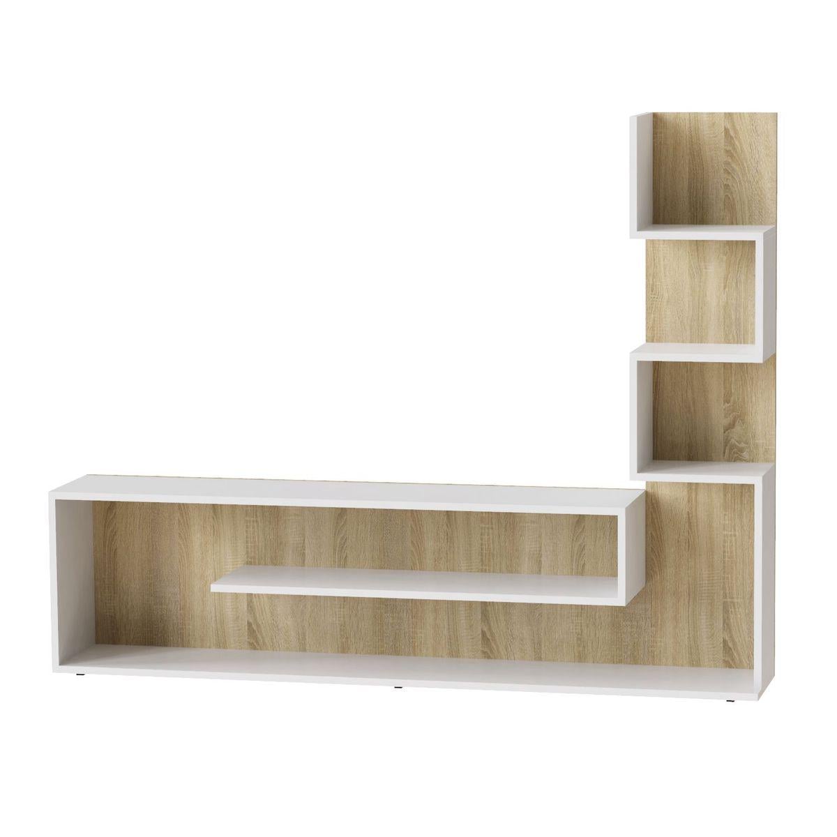 Стенка ART IN HEAD Light 1550x1215x216 мм Дуб сонома/Белый бриллиант (LT06130100000)