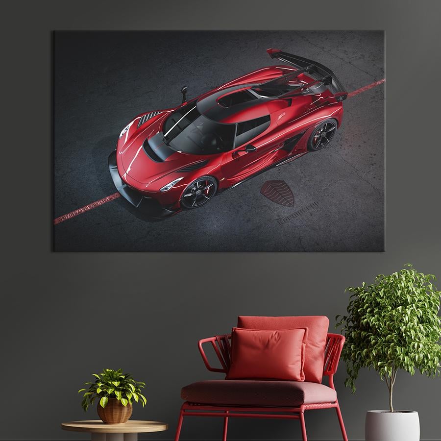 Картина на холсте Koenigsegg Jesko Absolut 122x81 см (1241-1) Картина на холсте Koenigsegg Jesko Absolut 122x81 см (1241-1)