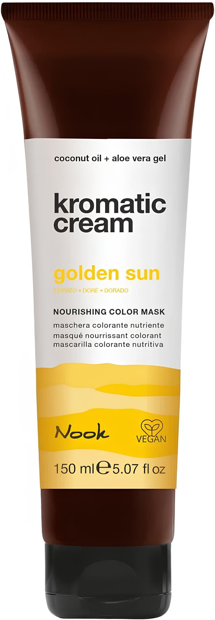 Поживна тонуюча маска Nook Cosmetics KROMATIC CREAM Nourishing Color Mask 150 мл Golden Sun