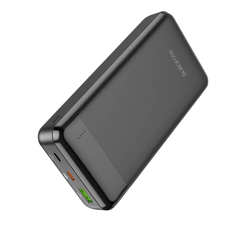 Павербанк BOROFONE Incredible BJ19A 20000mAh 1USB/1Type-C 20W/3A PD/QC Black - фото 4