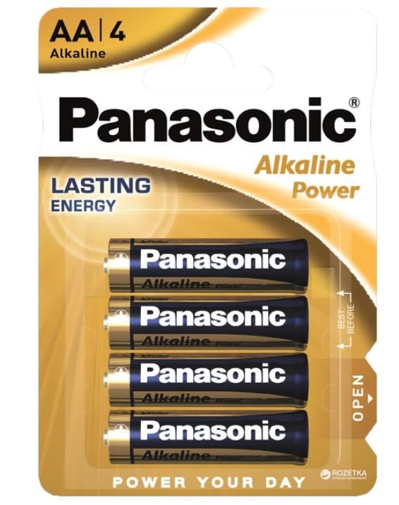 Батарейки Panasonic Alkaline Power щелочные AA 4 шт. (LR6REB/4BPR)