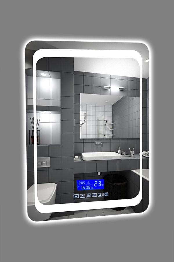 Зеркало Омега 100x70 см с LED подсветкой и Smart-блоком (1111107)