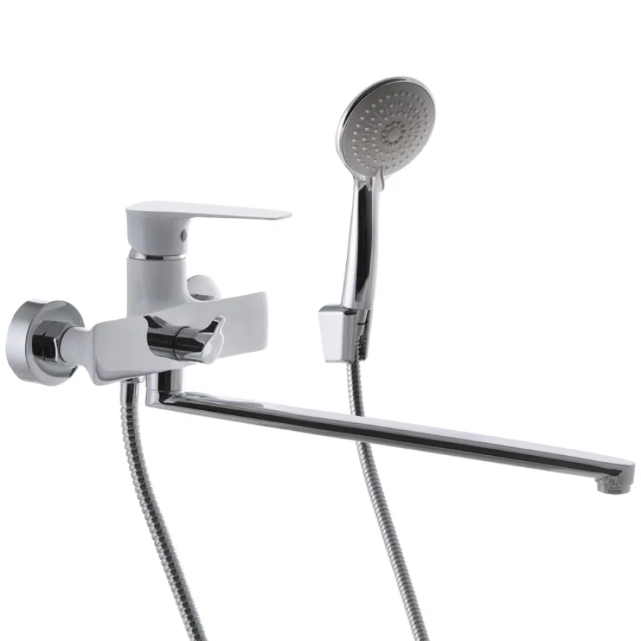 Смеситель для ванной однорычажный MIXXUS Premium Eva 006 Euro White (MI5813)