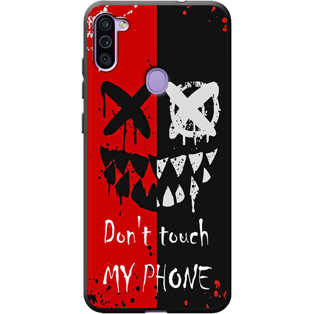 Чехол BoxFace Samsung M115 Galaxy M11 Bad Smile Черный силикон (39780-up2468-40216)