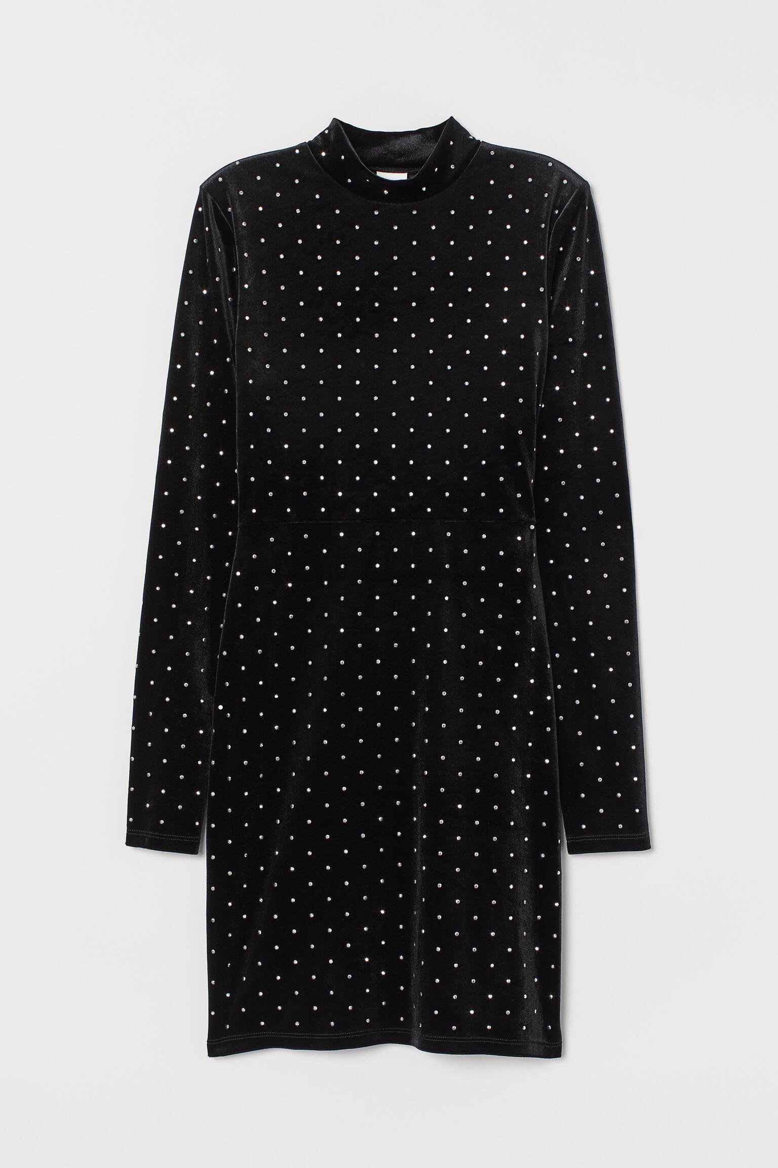 Сукня H&M Горох L Чорний (X1702821663)