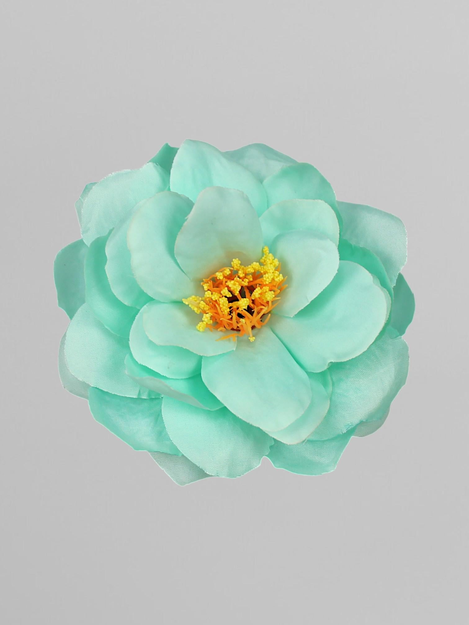 Головка искусственной чайной розы 10 см Тиффани (К02153)