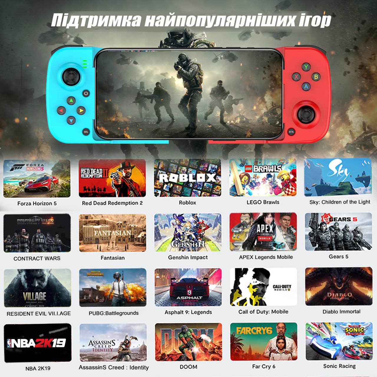 Джойстик для телефона Union Gamepad Bluetooth для iOS/Андроид (19480563) - фото 3