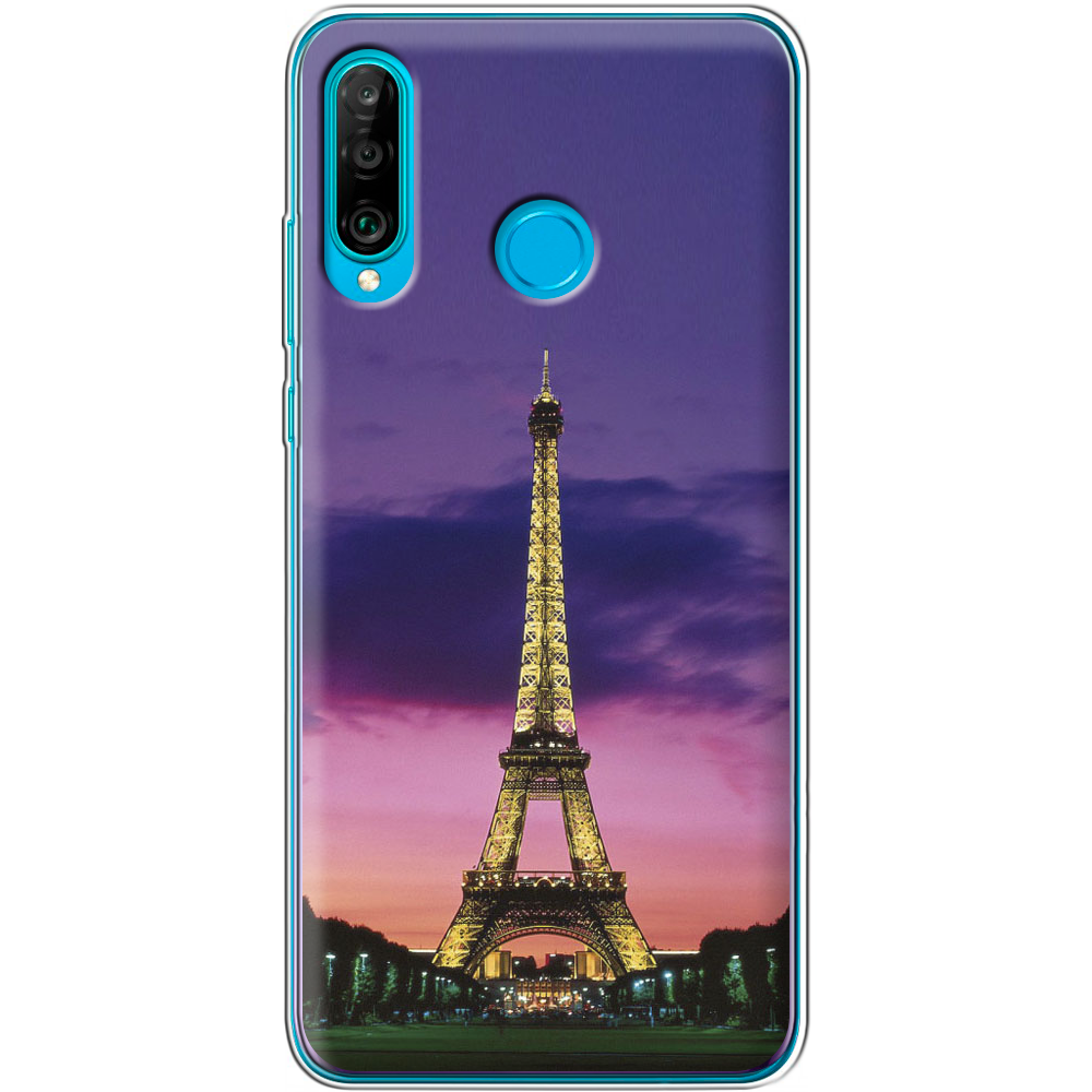 Чохол Boxface Huawei P30 Lite Опівночі в Парижі Прозорий силікон (36871-up964-36871)