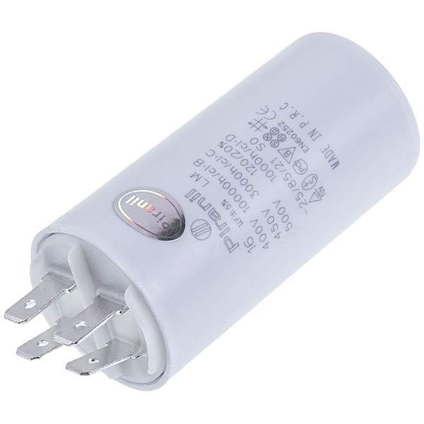 Конденсатор пусковий CBB60 16uF 450V in.co. для пральної машини (00000005989)