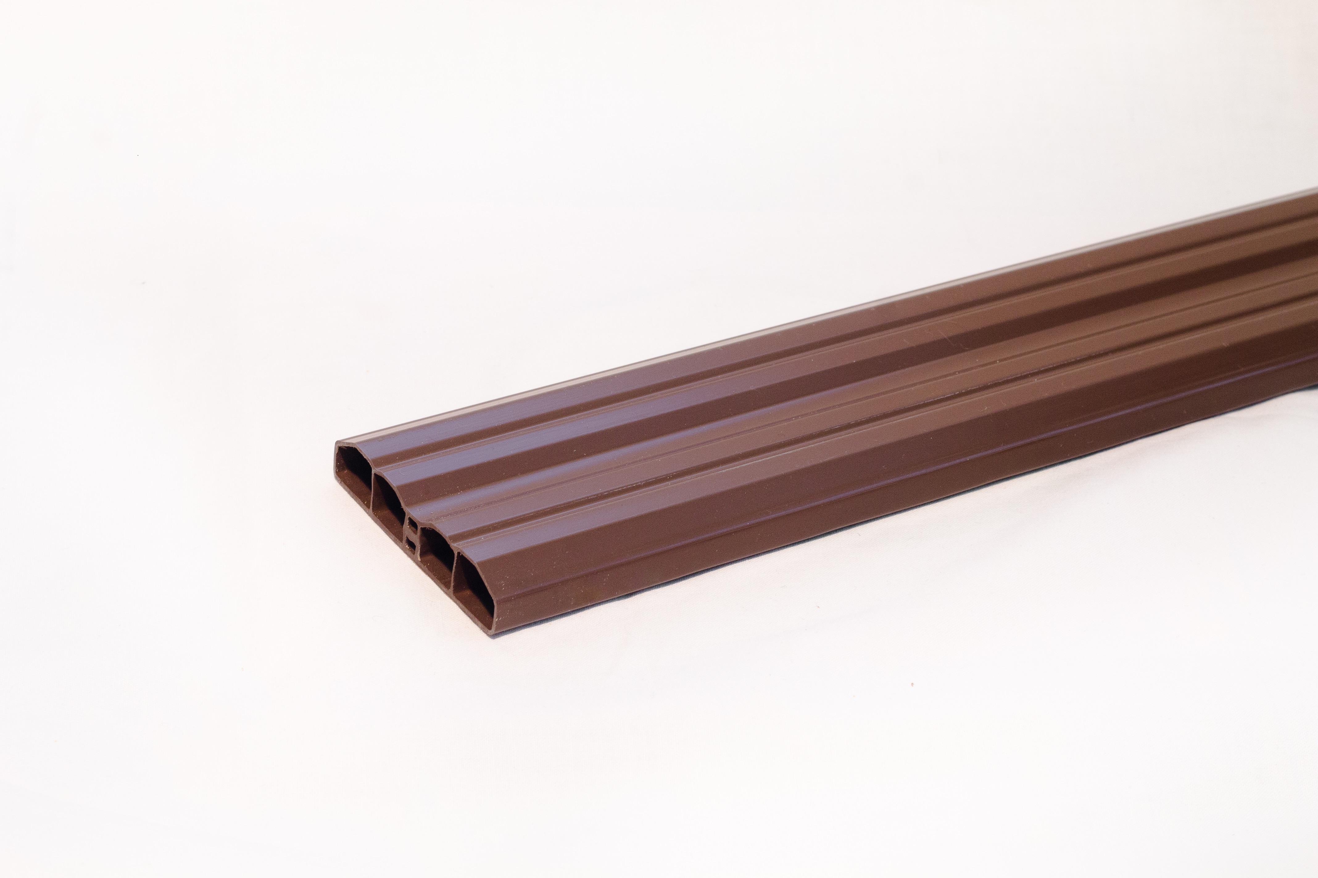 Штакетник пластиковий для огорож 80х15 мм Коричневий (za-22277/4)