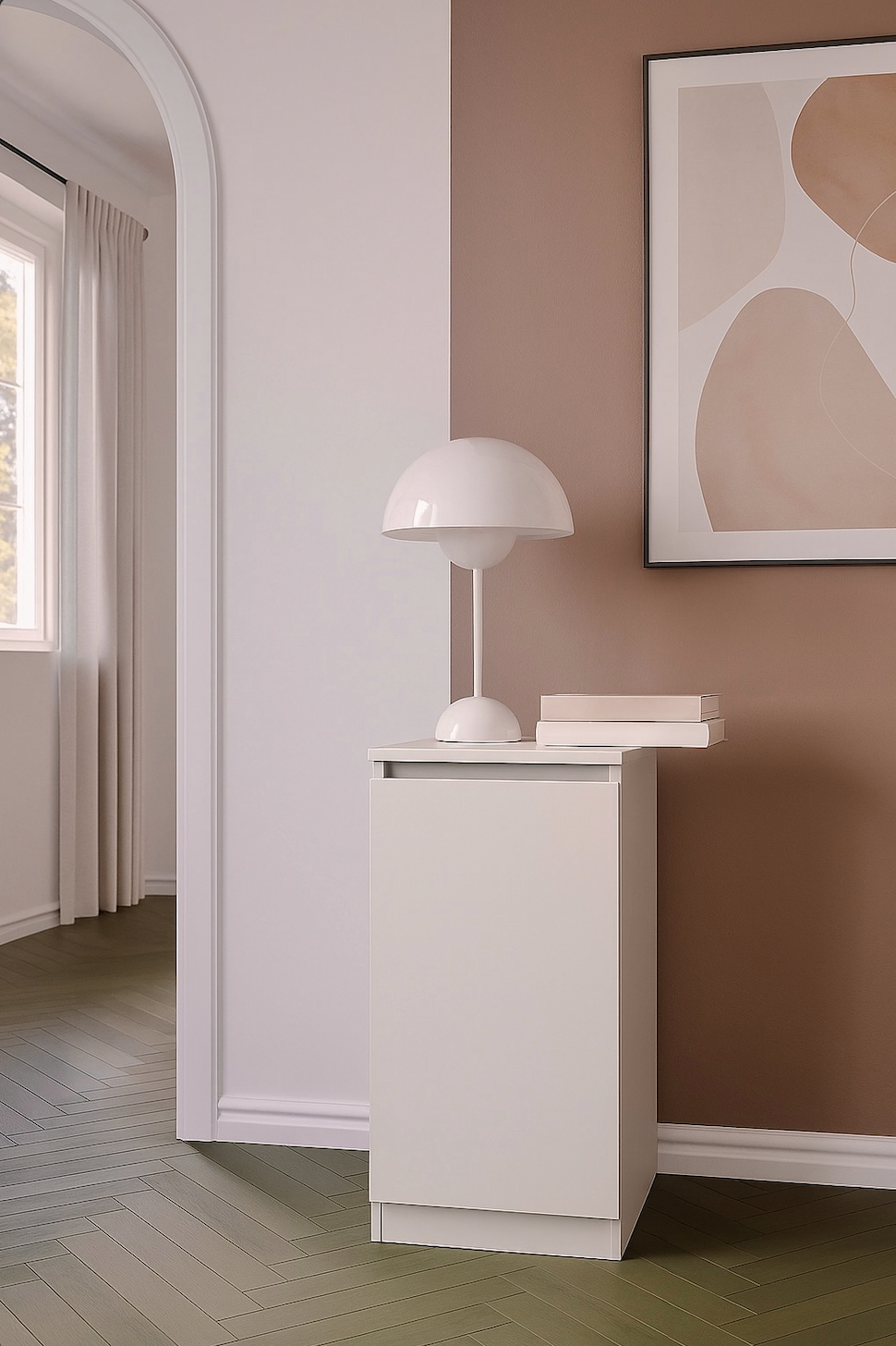 Тумба прикроватная MEBEX 40х40х77,4 см Белый (VS3D400WH) - фото 3