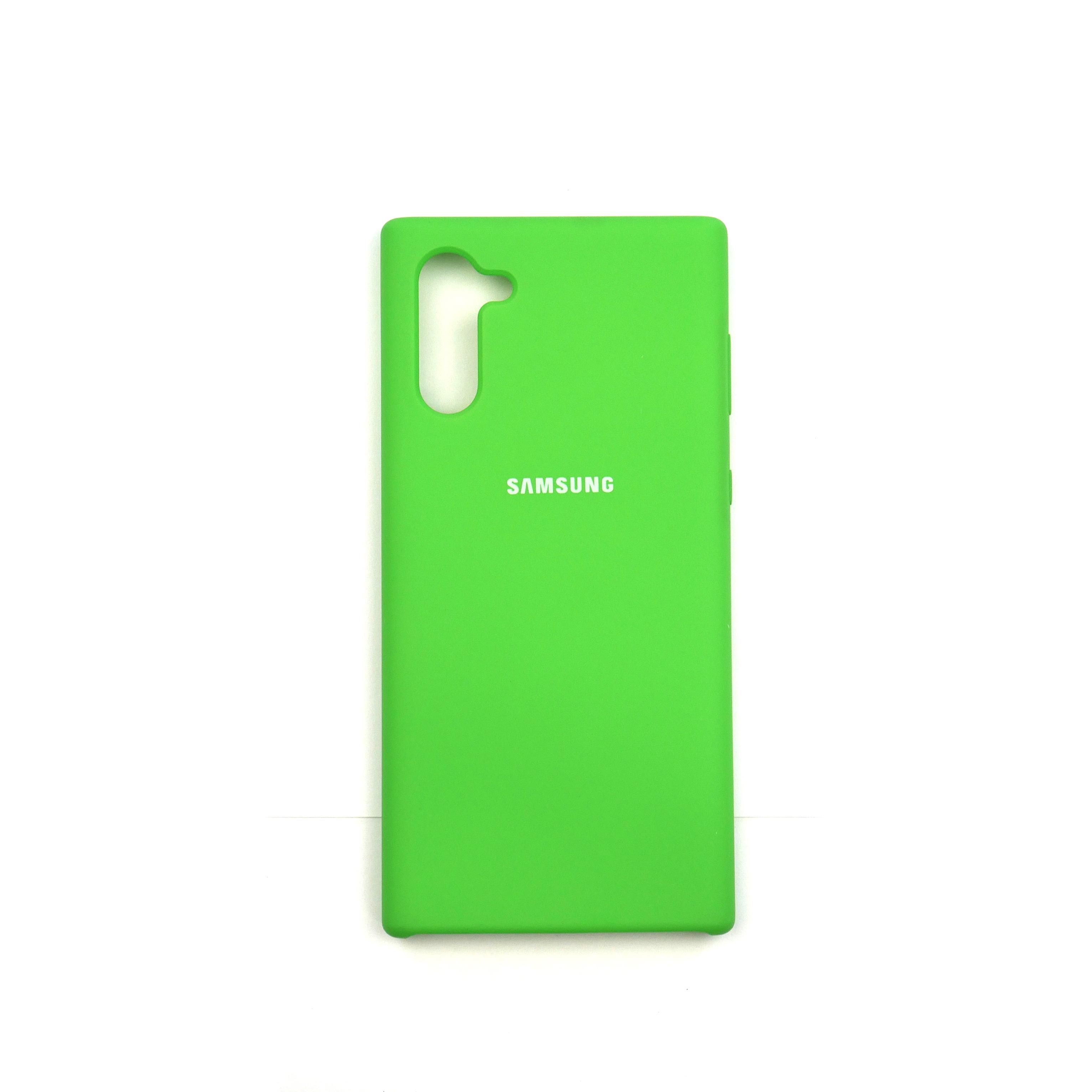 Чехол Jelly Silicone Case Samsung Note 10 Dark Green (31)