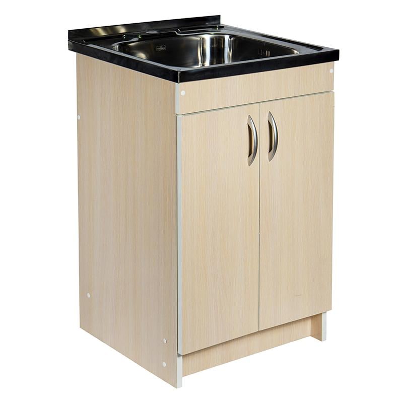 Тумба для кухни с мойкой и сифоном 50х60 см Дуб молочный (25402815) - фото 1
