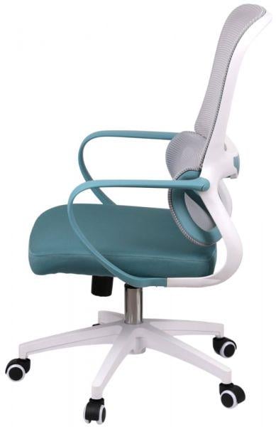 Кресло офисное АКЛАС Мальва WT Tilt Голубой/Серий (1682462) - фото 3 Кресло офисное АКЛАС Мальва WT Tilt Голубой/Серий (1682462) - фото 3