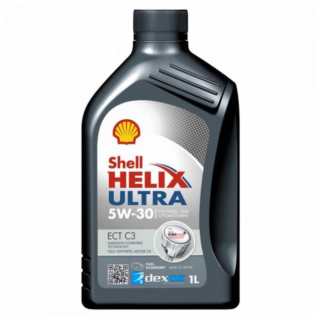 Моторное масло Shell 5W30 Helix Ultra ЕСТ C3 1 л (38605888)