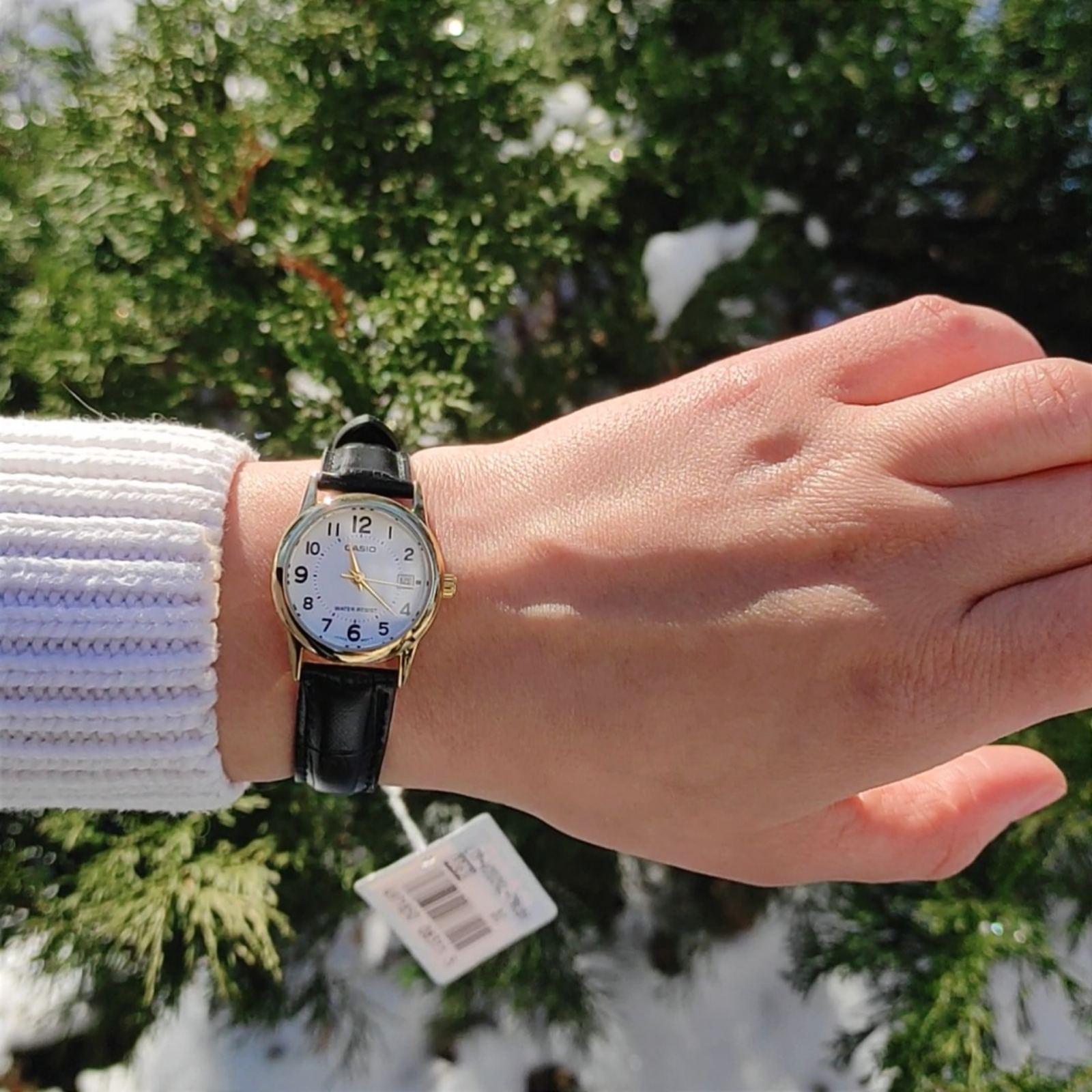 Наручний годинник жіночий Casio LTP-V001GL-7BUDF d 25 мм Золотий - фото 5 Наручний годинник жіночий Casio LTP-V001GL-7BUDF d 25 мм Золотий - фото 5