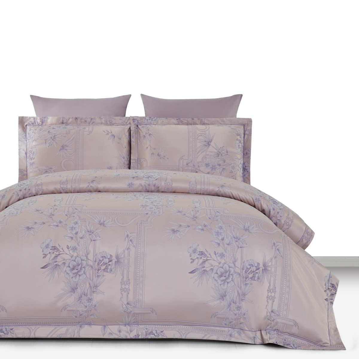 Комплект постільної білизни 200х220 см бамбук жаккард Kalina Leah Arya AR-TR1005742