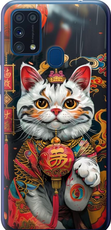 Чехол на Samsung Galaxy M31 M315F China Cat v2 (6135u-1907-42517)