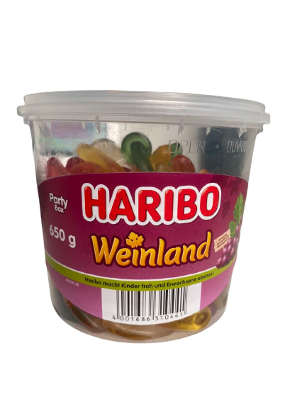 Конфеты желейные Haribo Weinland 650 г (1925639067)