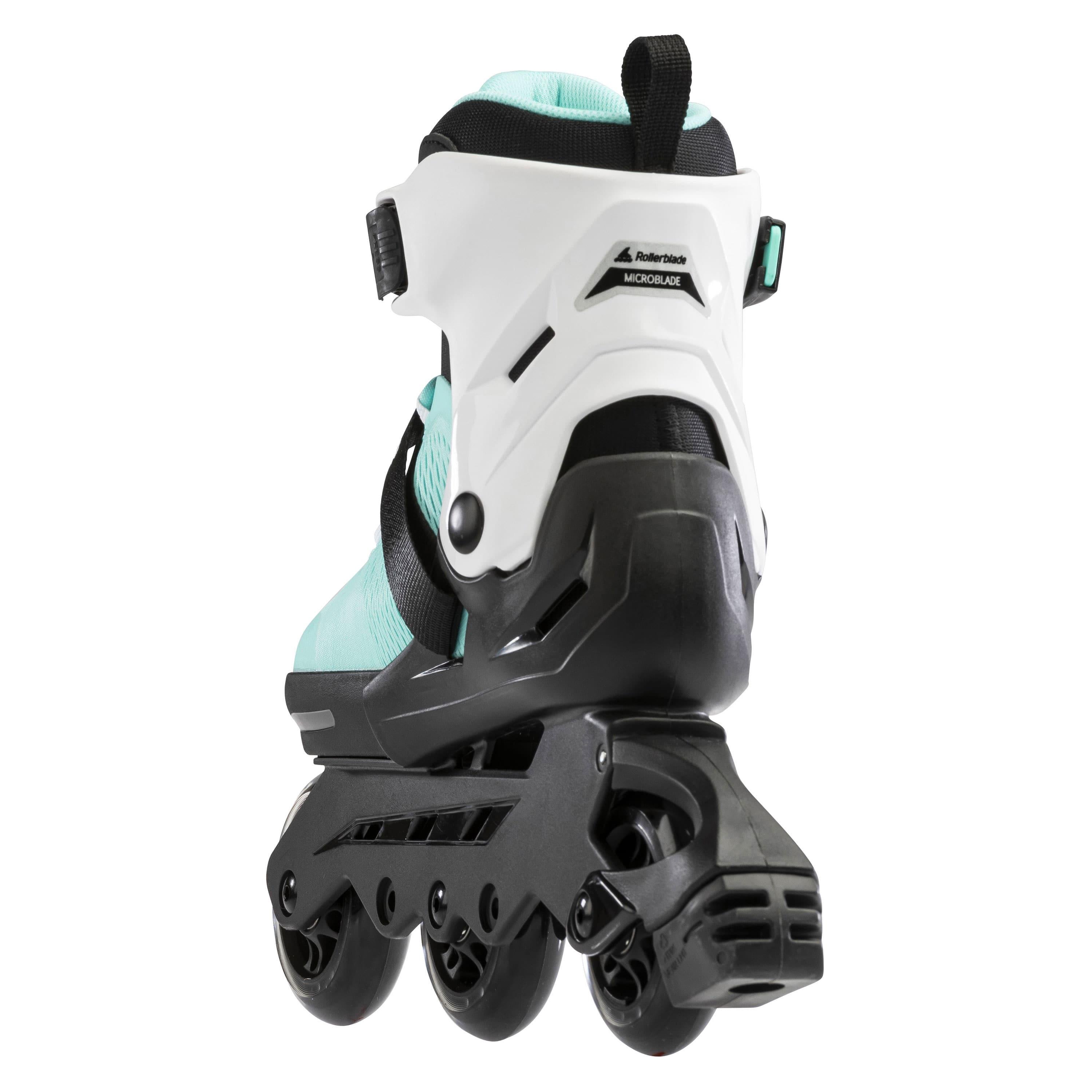 Дитячі ролики Rollerblade Microblade 3wd Aqua р. 28-32 Чорно-блакитний - фото 5