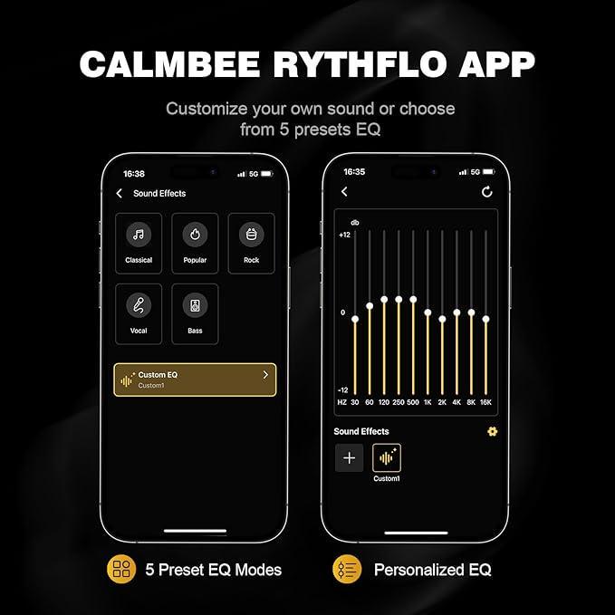 Навушники бездротові Calmbee Bluetooth 5.4 з мікрофоном для чистих дзвінків - фото 5 Навушники бездротові Calmbee Bluetooth 5.4 з мікрофоном для чистих дзвінків - фото 5