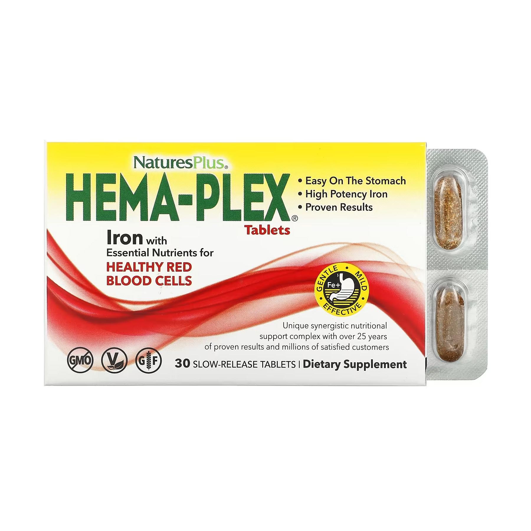 Натуральна добавка Hema-Plex 30 tabs (2022-10-2868)