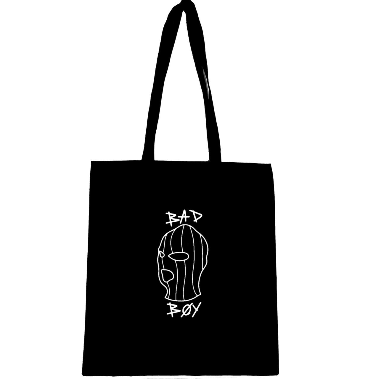 Эко-сумка с принтом "Bad guy" (1570) Эко-сумка с принтом "Bad guy" (1570)