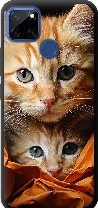 Чехол на Realme C12 Котики 2 (5664b-2240-42517)