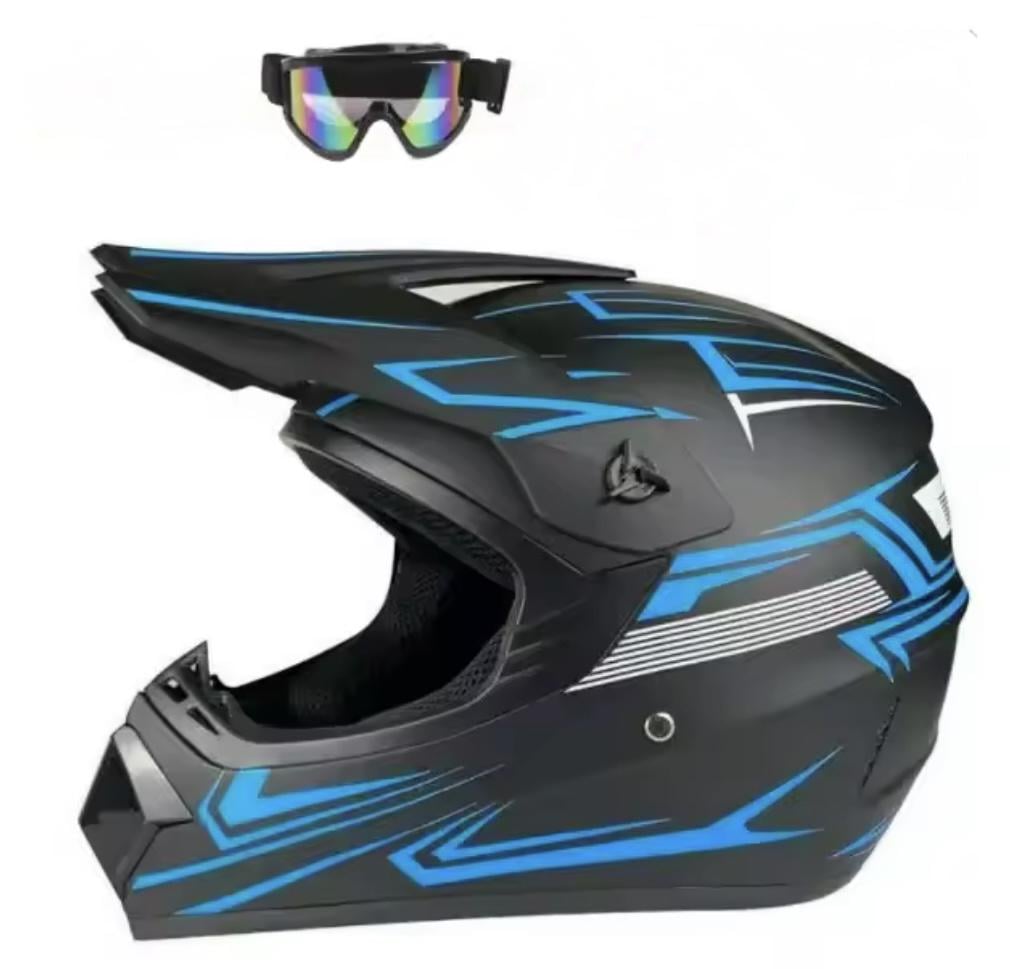 Мотошолом для бездоріжжя Cross-Enduro з окулярами крос/ендуро (0047/3 -L-)