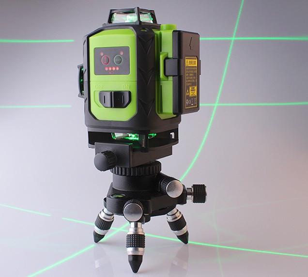 Лазерний рівень Fukuda 4GX діоди osram та штатив 2 м (MW94D) - фото 7