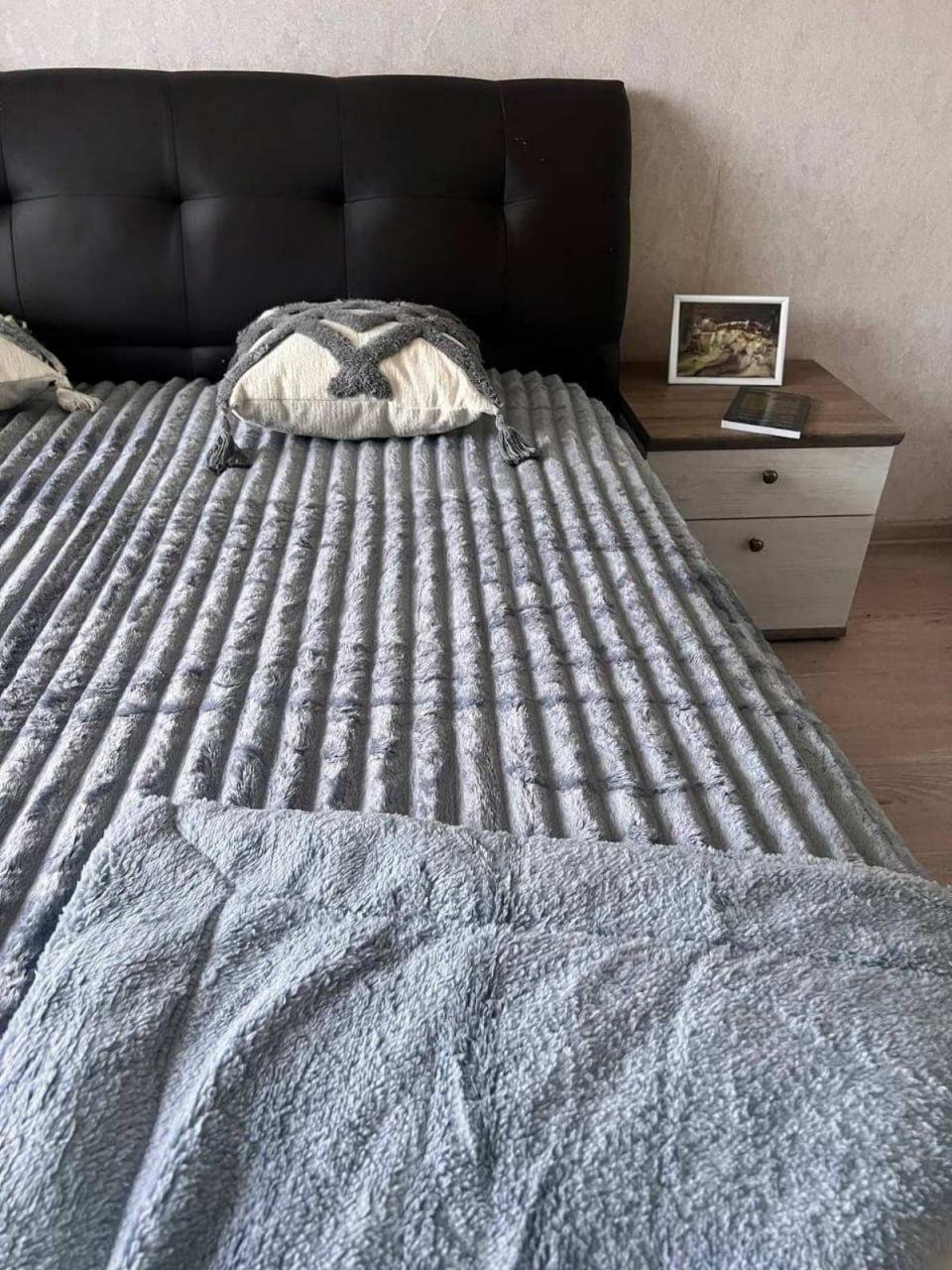 Плед плюшевый 200х220 см Серый (Д-al-sh-ovEV-006) - фото 7 Плед плюшевый 200х220 см Серый (Д-al-sh-ovEV-006) - фото 7