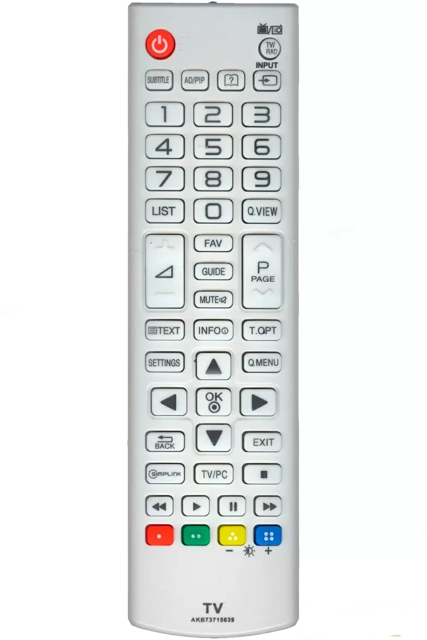 Пульт для телевизора LG AKB73715639 Серый (1996666535)