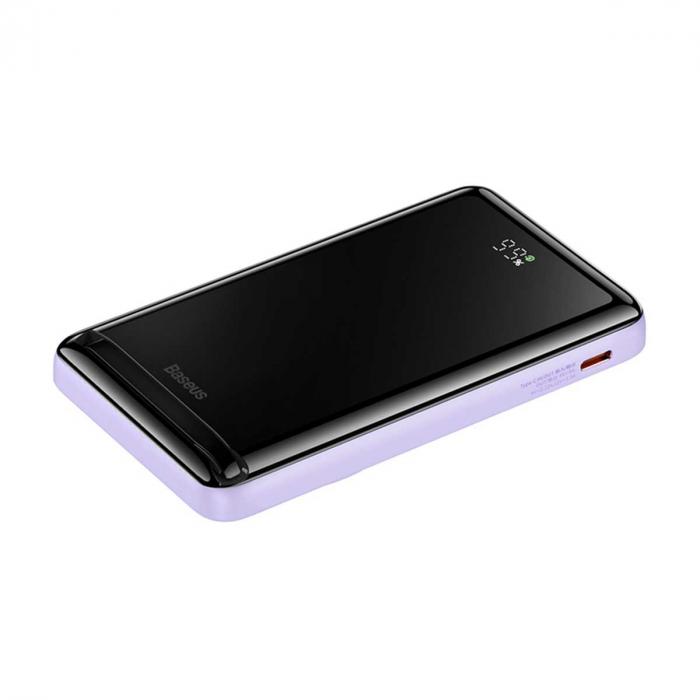 Повербанк BASEUS 10000 mAh Type-C 20W 3A PD/QC Purple (13968410) - фото 7 Повербанк BASEUS 10000 mAh Type-C 20W 3A PD/QC Purple (13968410) - фото 7