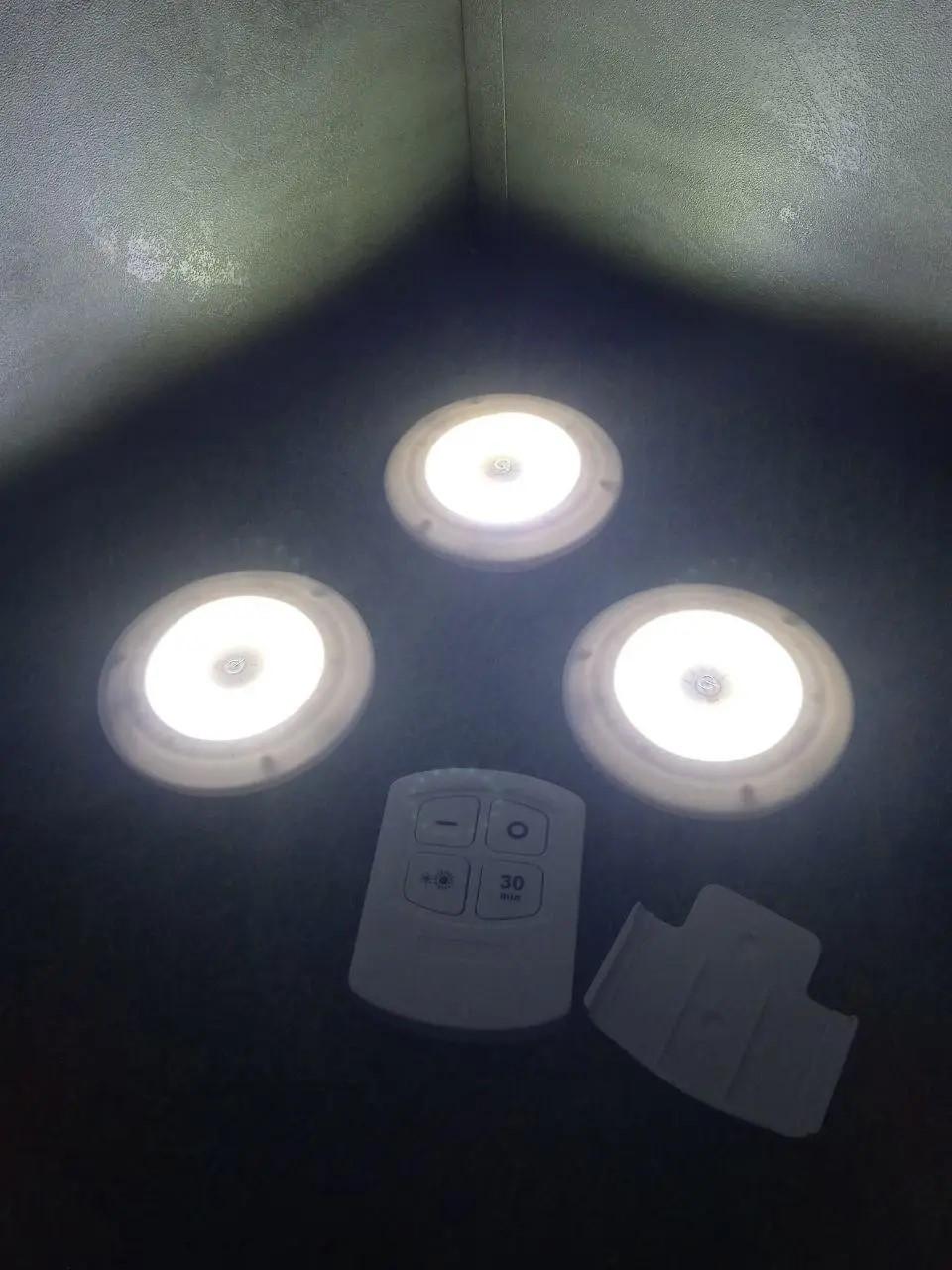 Світильники LED з пультом 3 шт. (9) - фото 3