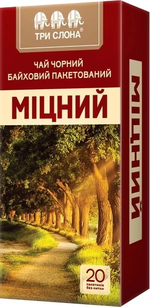 Чай Три Слона МІЦНИЙ ДСТУ 20 пакетиків (2313755282)