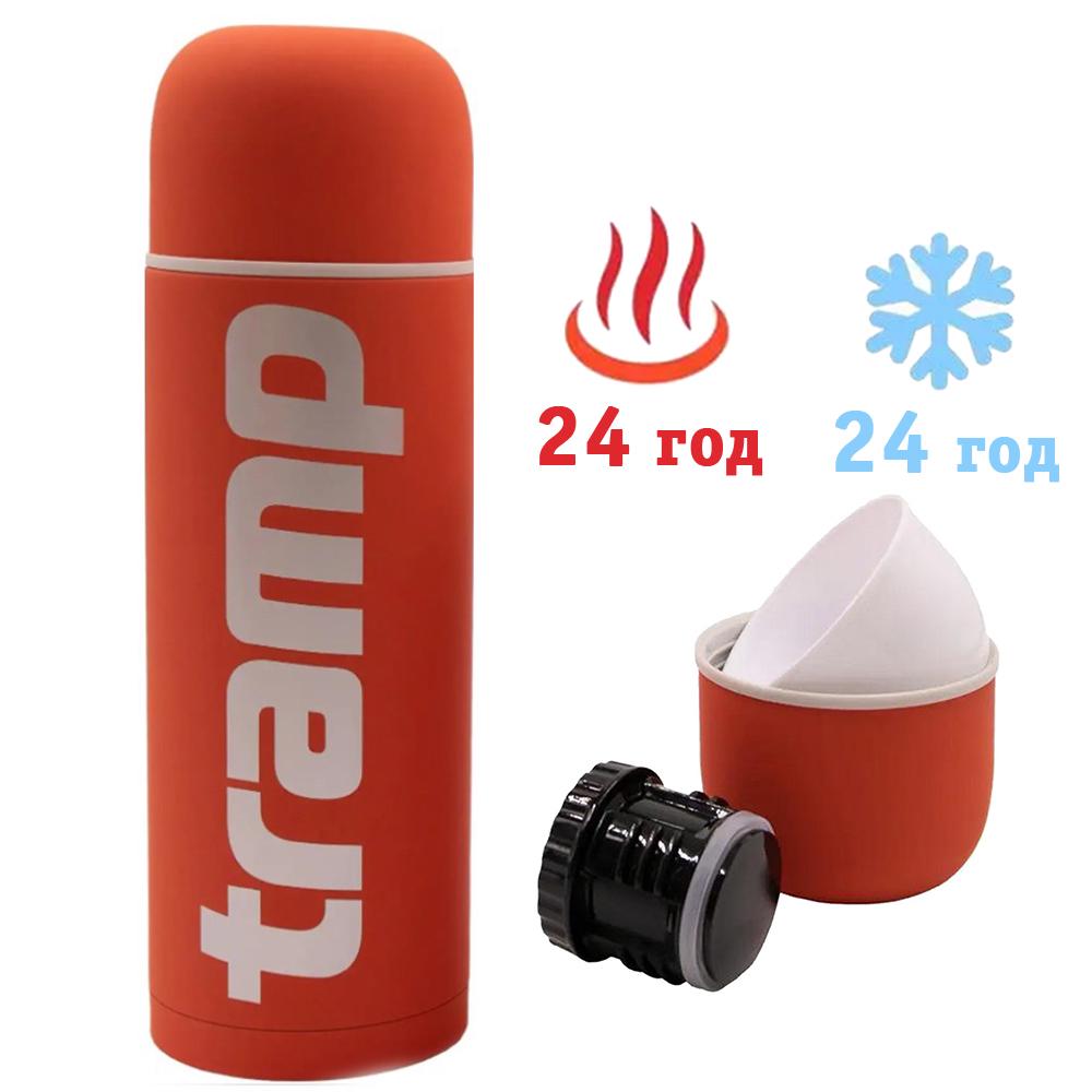Термос Tramp Soft Touch 1 л Помаранчевий (TRC-109-orange) - фото 2 Термос Tramp Soft Touch 1 л Помаранчевий (TRC-109-orange) - фото 2