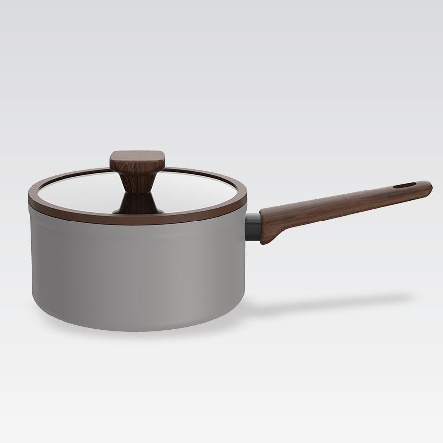 Ковш с крышкой Maestro 18 см 1,9 л (MR-1211-18S)