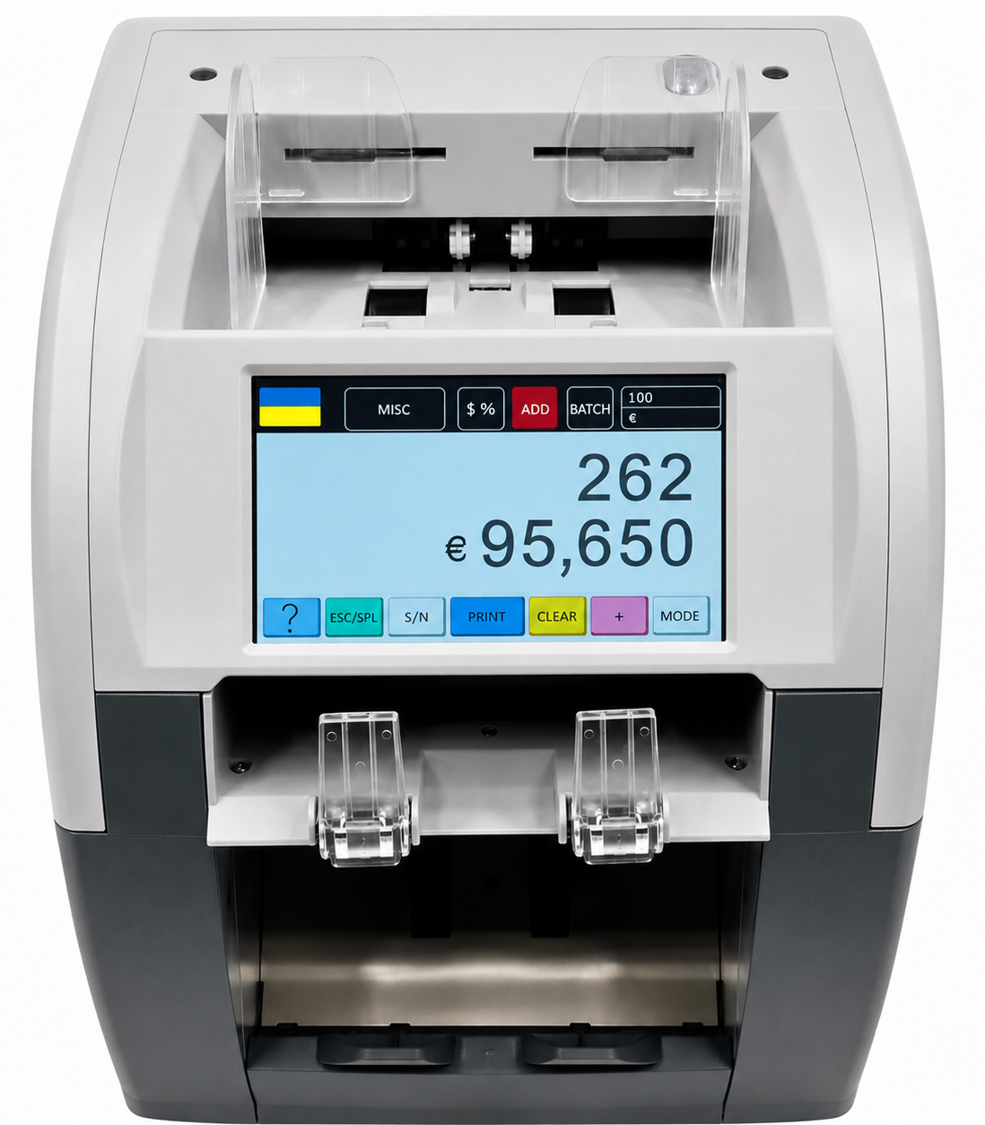 Сортировщик банкнот Grace GBS-3500Plus/GBS-3500 Fitness 2 кармана Dual CIS/UV/MG/IR до 1200 купюр/мин (35589239)