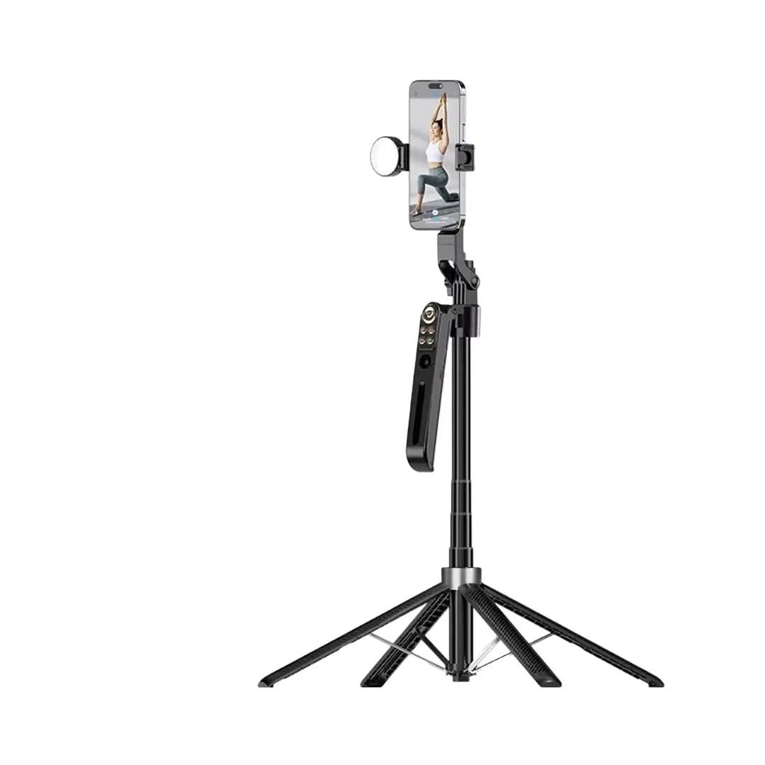 Трипод для смартфона FUNSNAP A16 с AI-отслеживанием лица 360°/5-осевой/аккумулятор 1800 мАч Bluetooth-пульт 1,8 м (epic2336)